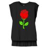 Women's Flowy Muscle Tee With Rolled Cuffs Thumbnail