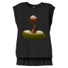 Women's Flowy Muscle Tee With Rolled Cuffs Thumbnail