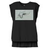 Women's Flowy Muscle Tee With Rolled Cuffs Thumbnail