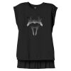 Women's Flowy Muscle Tee With Rolled Cuffs Thumbnail