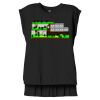 Women's Flowy Muscle Tee With Rolled Cuffs Thumbnail