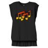 Women's Flowy Muscle Tee With Rolled Cuffs Thumbnail