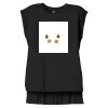 Women's Flowy Muscle Tee With Rolled Cuffs Thumbnail
