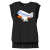Women's Flowy Muscle Tee With Rolled Cuffs Thumbnail