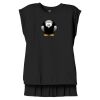 Women's Flowy Muscle Tee With Rolled Cuffs Thumbnail