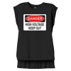Women's Flowy Muscle Tee With Rolled Cuffs Thumbnail