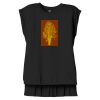 Women's Flowy Muscle Tee With Rolled Cuffs Thumbnail