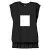 Women's Flowy Muscle Tee With Rolled Cuffs Thumbnail