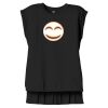 Women's Flowy Muscle Tee With Rolled Cuffs Thumbnail