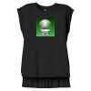 Women's Flowy Muscle Tee With Rolled Cuffs Thumbnail