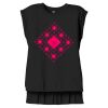 Women's Flowy Muscle Tee With Rolled Cuffs Thumbnail