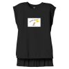 Women's Flowy Muscle Tee With Rolled Cuffs Thumbnail