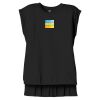 Women's Flowy Muscle Tee With Rolled Cuffs Thumbnail