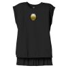 Women's Flowy Muscle Tee With Rolled Cuffs Thumbnail