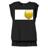 Women's Flowy Muscle Tee With Rolled Cuffs Thumbnail