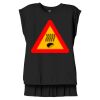 Women's Flowy Muscle Tee With Rolled Cuffs Thumbnail