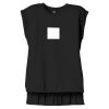 Women's Flowy Muscle Tee With Rolled Cuffs Thumbnail