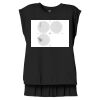 Women's Flowy Muscle Tee With Rolled Cuffs Thumbnail