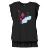 Women's Flowy Muscle Tee With Rolled Cuffs Thumbnail