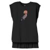 Women's Flowy Muscle Tee With Rolled Cuffs Thumbnail