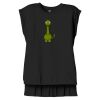 Women's Flowy Muscle Tee With Rolled Cuffs Thumbnail