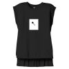 Women's Flowy Muscle Tee With Rolled Cuffs Thumbnail