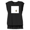 Women's Flowy Muscle Tee With Rolled Cuffs Thumbnail