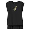 Women's Flowy Muscle Tee With Rolled Cuffs Thumbnail