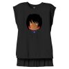 Women's Flowy Muscle Tee With Rolled Cuffs Thumbnail