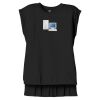 Women's Flowy Muscle Tee With Rolled Cuffs Thumbnail