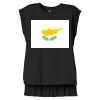 Women's Flowy Muscle Tee With Rolled Cuffs Thumbnail