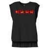 Women's Flowy Muscle Tee With Rolled Cuffs Thumbnail