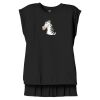 Women's Flowy Muscle Tee With Rolled Cuffs Thumbnail