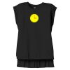 Women's Flowy Muscle Tee With Rolled Cuffs Thumbnail