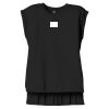 Women's Flowy Muscle Tee With Rolled Cuffs Thumbnail
