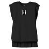 Women's Flowy Muscle Tee With Rolled Cuffs Thumbnail