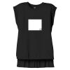 Women's Flowy Muscle Tee With Rolled Cuffs Thumbnail