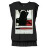 Women's Flowy Muscle Tee With Rolled Cuffs Thumbnail