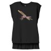 Women's Flowy Muscle Tee With Rolled Cuffs Thumbnail