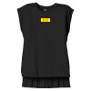 Women's Flowy Muscle Tee With Rolled Cuffs Thumbnail