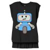 Women's Flowy Muscle Tee With Rolled Cuffs Thumbnail