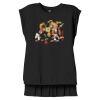 Women's Flowy Muscle Tee With Rolled Cuffs Thumbnail