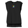 Women's Flowy Muscle Tee With Rolled Cuffs Thumbnail
