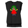 Women's Flowy Muscle Tee With Rolled Cuffs Thumbnail