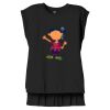 Women's Flowy Muscle Tee With Rolled Cuffs Thumbnail