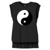 Women's Flowy Muscle Tee With Rolled Cuffs Thumbnail