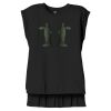 Women's Flowy Muscle Tee With Rolled Cuffs Thumbnail