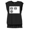 Women's Flowy Muscle Tee With Rolled Cuffs Thumbnail