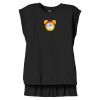Women's Flowy Muscle Tee With Rolled Cuffs Thumbnail