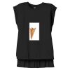 Women's Flowy Muscle Tee With Rolled Cuffs Thumbnail
